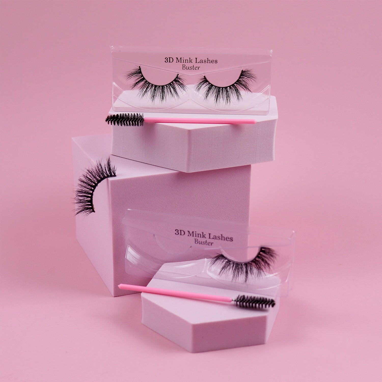 Buster Lash - 3D Mink Strip Lash - Beauty - Elegance Lashes