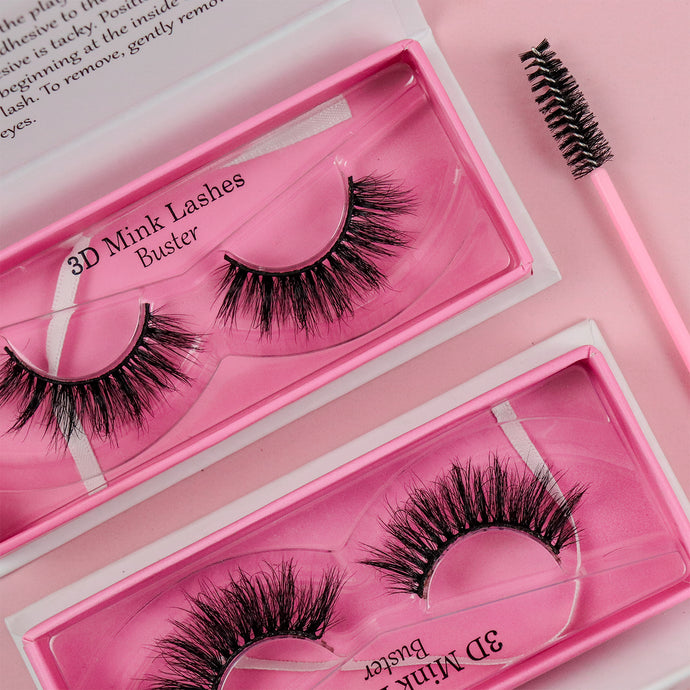 Buster Lash - 3D Mink Strip Lash - Beauty - Elegance Lashes