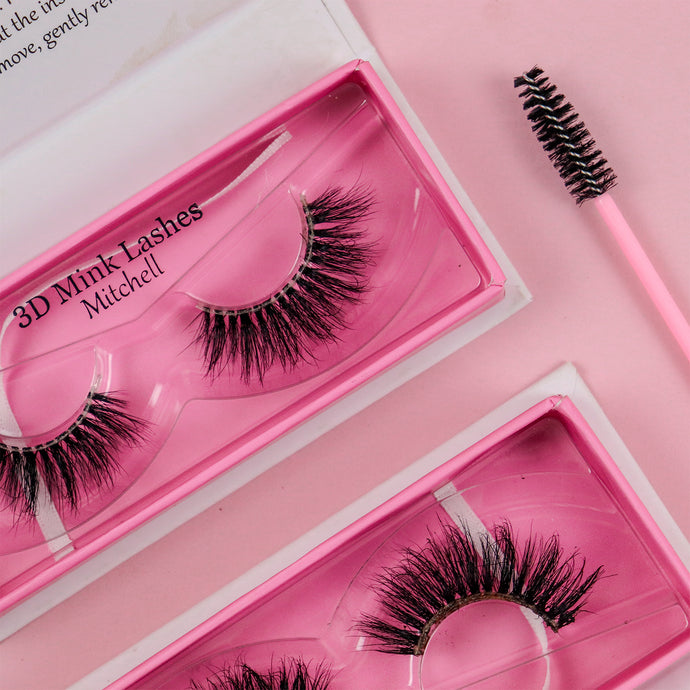 Mitchell Lash - Clear 3D Strip Lash - Beauty - Elegance Lashes